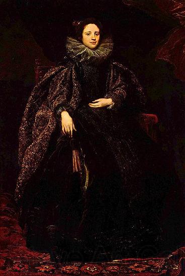 Dyck, Anthony van Portrat der Marchesa Balbi Spain oil painting art